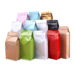 side zipper coffee bag