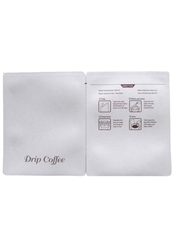 White drip bag