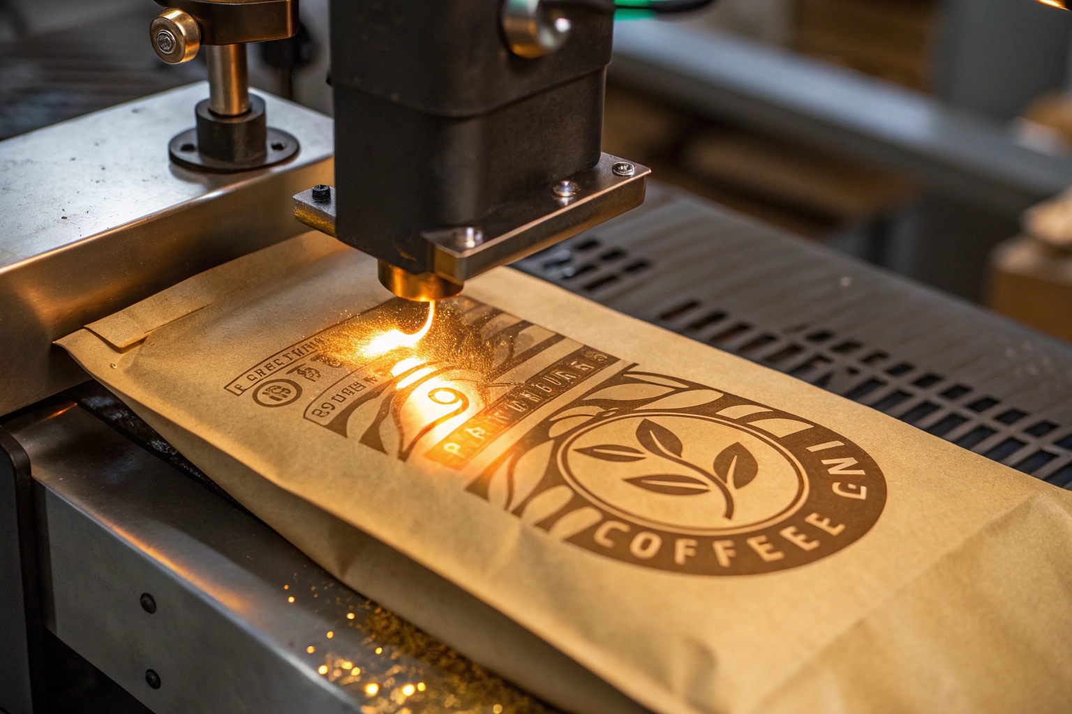 hot stamping coffee bags