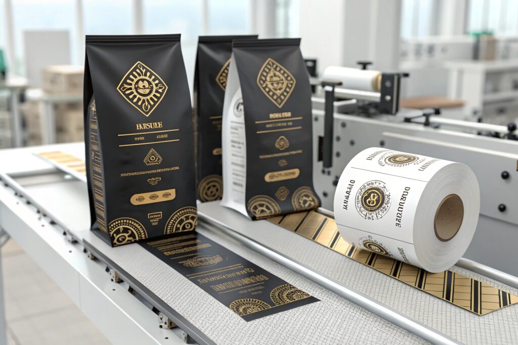 coffee packaging rolls