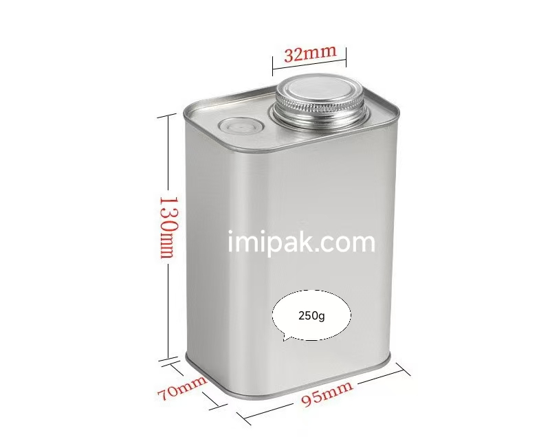 coffee tin with degassing valve
