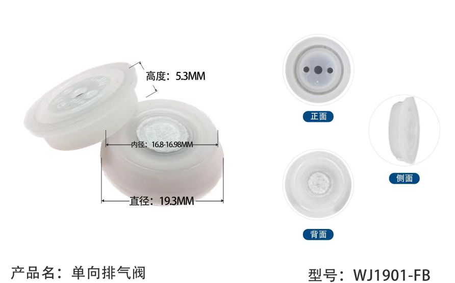 One-way Degassign Valve