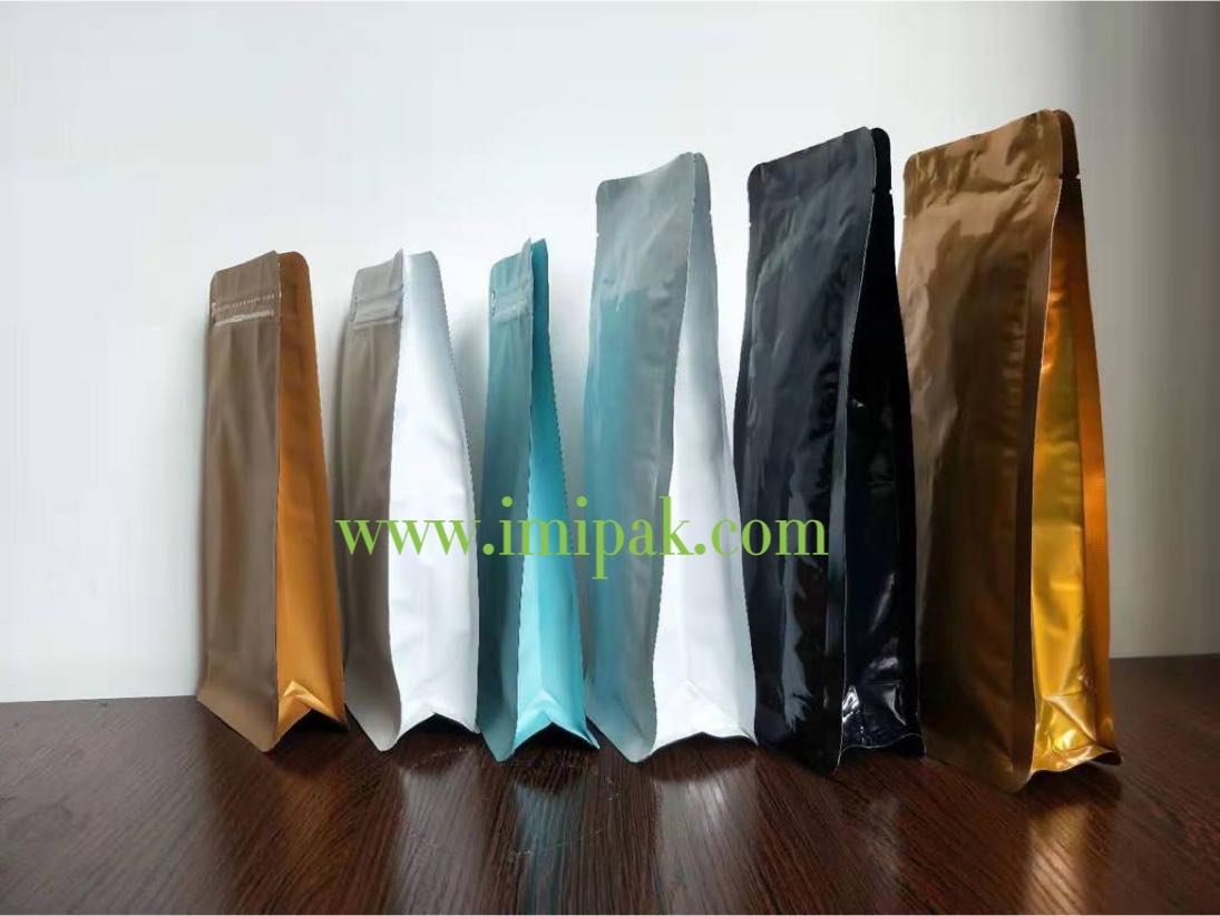 Flat bottom coffee bags