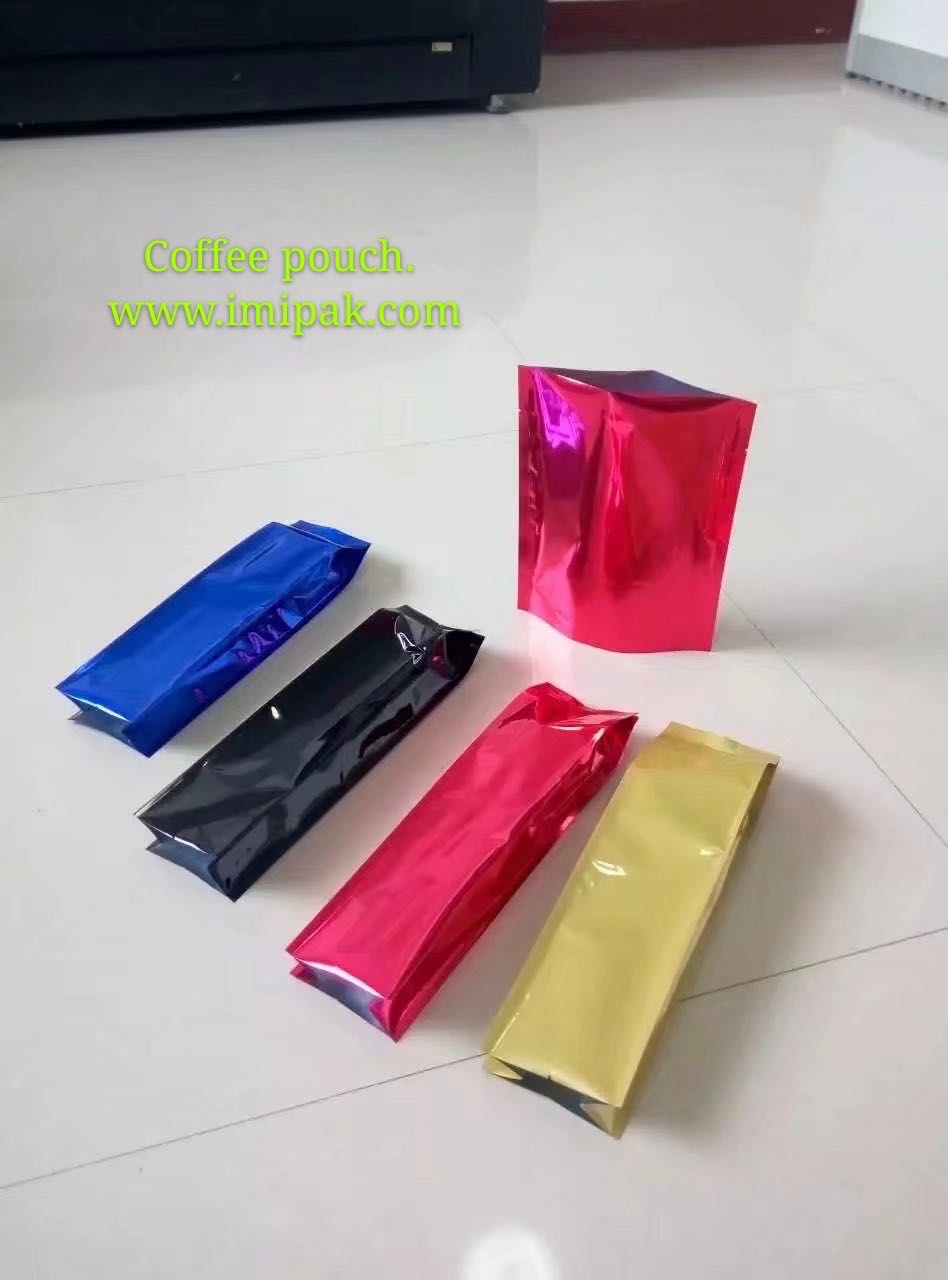 colorful coffee bags