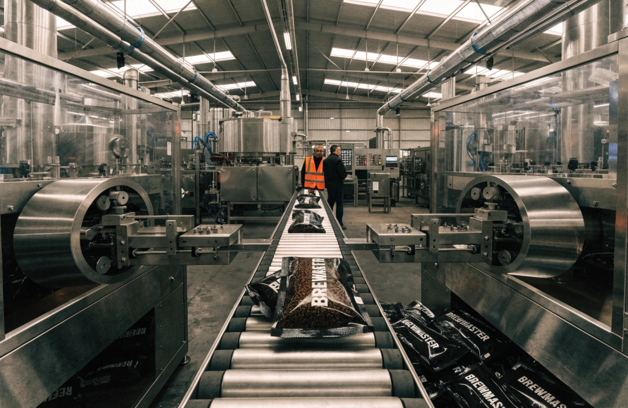 Factory Coffee Bag Production