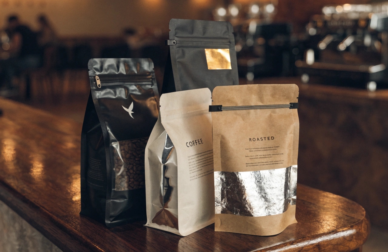 Different coffee bag types