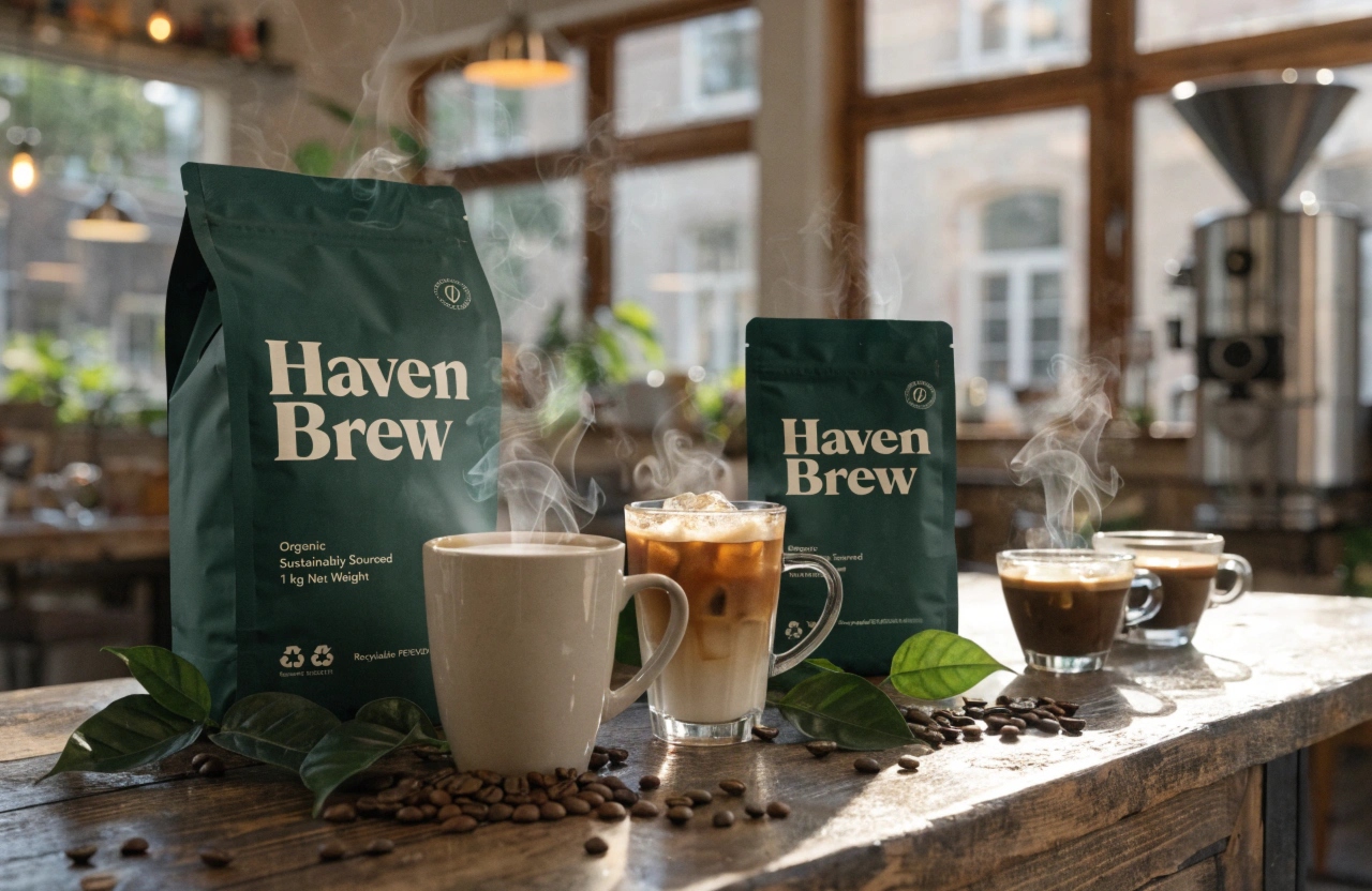 Custom Coffee Pouch Packaging