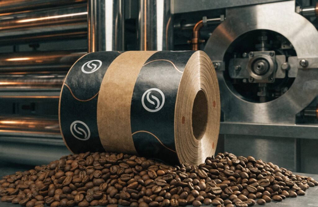 Coffee Packaging Roll Film for High-Speed Automatic Packing Machines